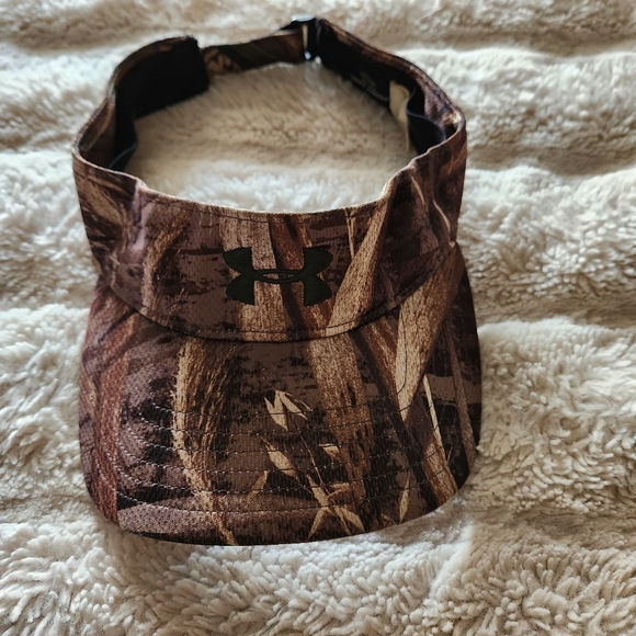 Under Armour Realtree Camo One Size Fits All Adjustable Visor Hat Cap - Picture 1 of 6